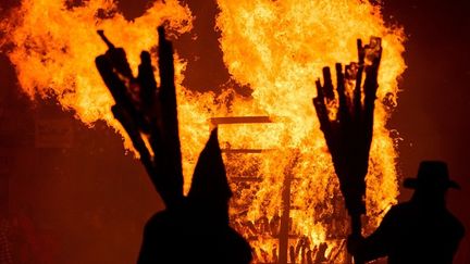 Les Chariots de Feu descendent à Liestal (Suisse)
 (FABRICE COFFRINI / AFP)