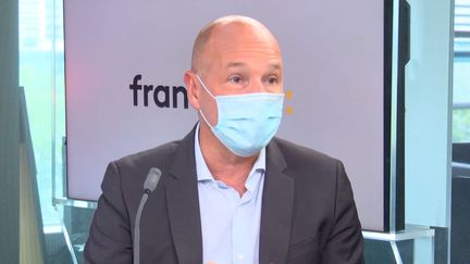 Jean-Marc Jestin, président du directoire de Klepierre, invité éco de franceinfo le 26 mai 2021. (FRANCEINFO / RADIO FRANCE)