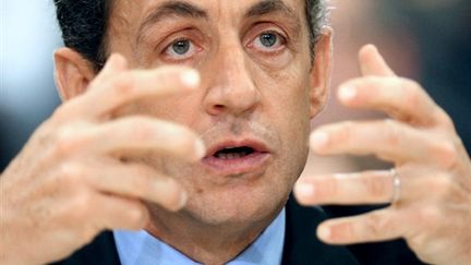 Nicolas Sarkozy le 8 décembre 2009 (AFP PHOTO FREDERICK FLORIN)