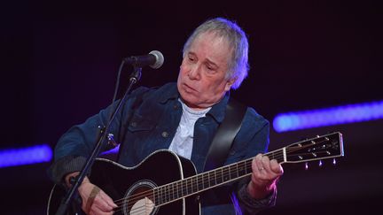 Le chanteur Paul Simon à Central Park à New York, le 25 septembre 2021. (ANGELA WEISS / AFP)