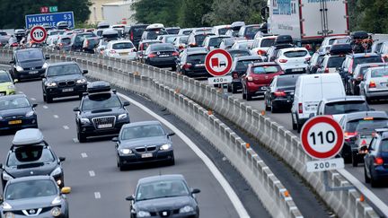 L'autoroute A7 aux abords de Valence (Dr&ocirc;me), le 1er ao&ucirc;t 2015. (PHILIPPE DESMAZES / AFP)