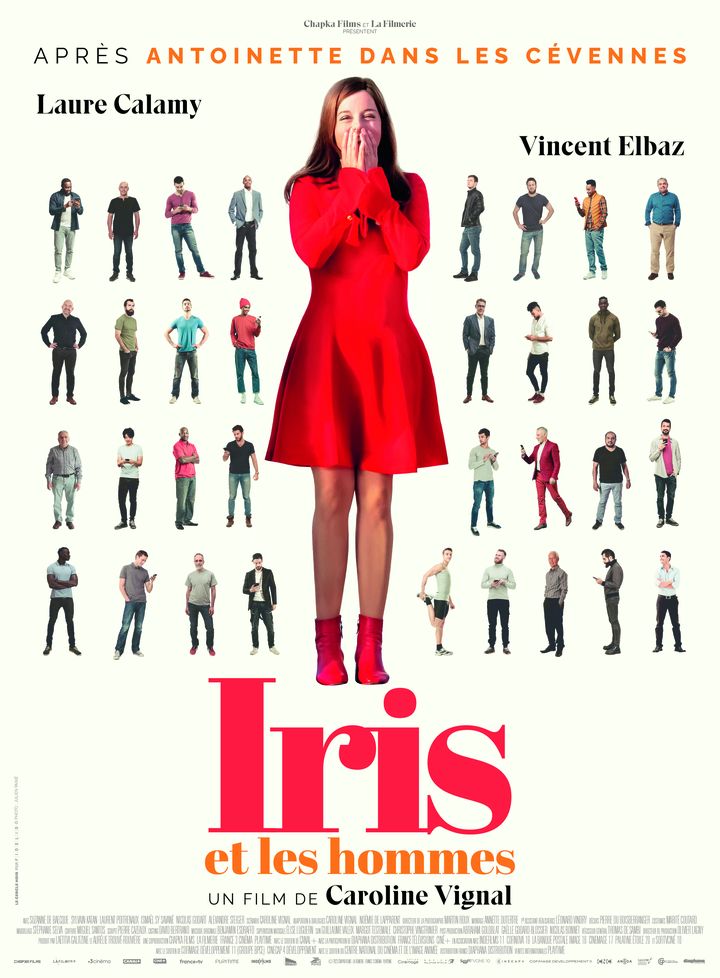 Affiche du film "Iris et les hommes" de Caroline Vignal. Sortie le 3 janvier 2024. (DIAPHANA DISTRIBUTION)