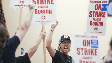 Jon Holden, president of the Boeing machinists union, on September 12, 2024 in Washington. (JASON REDMOND / AFP)