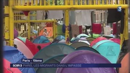 Paris : les migrants dans l'impasse