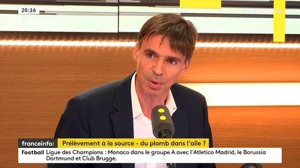 Emmanuel Foulon, porte-parole de la délégation socialiste belge au Parlement européen, ancien arbitre de football. (FRANCEINFO / RADIOFRANCE)