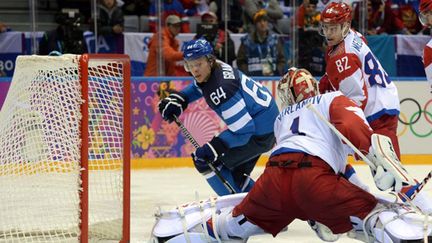 Mikael Granlund a inscrit le troisième but pour la Finlande (YURI KADOBNOV / AFP)