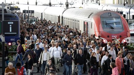 &nbsp; (La grève à la SNCF en est à son septième jour © Maxppp)