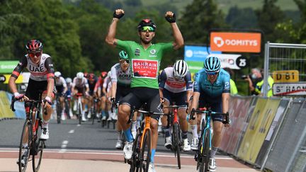 L'Italien Sonny Colbrelli s'est imposé lors de la troisième étape du Critérium du Dauphiné.&nbsp; (ALAIN JOCARD / AFP)