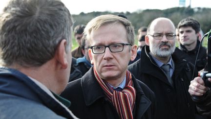 Éric Jalon, alors préfet de Charente-Maritime, le 25 janvier 2015, à La Rochelle. (XAVIER LEOTY / AFP)