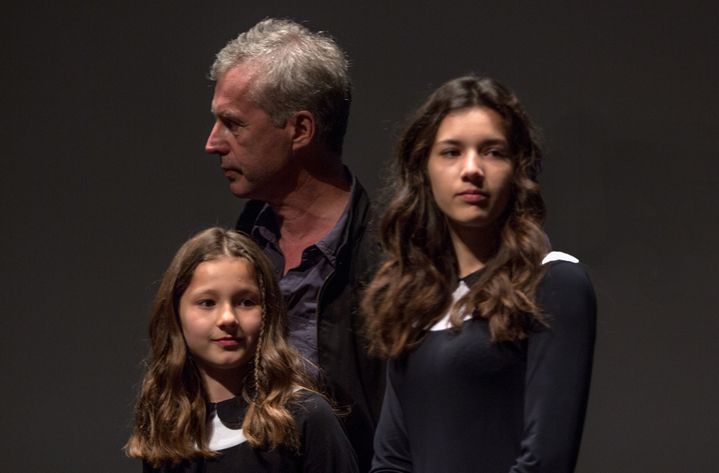 Bruno Dumont et ses "Jeannette" à Cannes le 21 mai 2017
 (Jean-François Lixon)