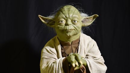 Un ma&icirc;tre Yoda expos&eacute; dans le mus&eacute;e de cire de Berlin (Allemagne), le 2 f&eacute;vrier 2015. (JENS KALAENE / DPA / AFP)