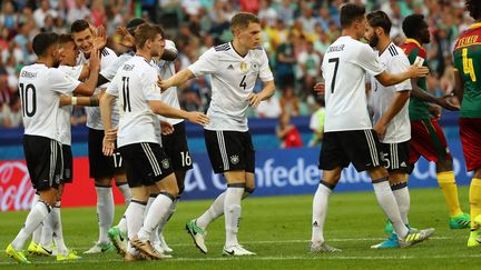 L'Allemagne est invaincue dans cette Coupe des Confédérations 2017. (CHRISTIAN CHARISIUS / DPA)