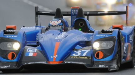 La Signatech Alpine en action sur le circuit du Mans