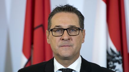 L'ancien vice-chancellier autrichien Heinz-Christian Strache, le 19 décembre 2017 à Vienne. (JOE KLAMAR / AFP)