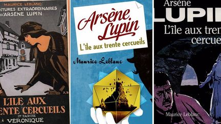 Trois couvertures de "L'ïle aux trente cercueils" 
 (DR)