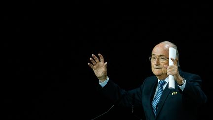 &nbsp; (Sepp Blatter a été réélu pour un cinquième mandat à la tête de la Fifa © REUTERS/Ruben Sprich)