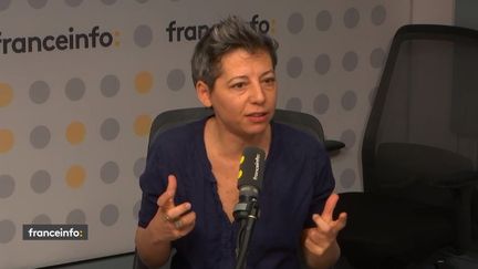 Elsa Fayner, rédactrice en chef de la revue "XXI". (FRANCEINFO / RADIOFRANCE)