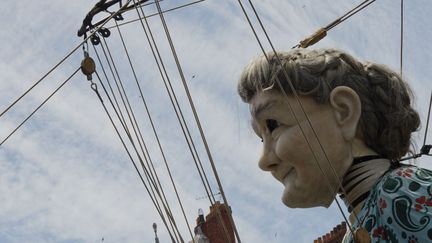 Une marionnette géante de Royal de Luxe, juin 2014 à Nantes
 (citizenside.com / Kevin Niglaut / AFP)