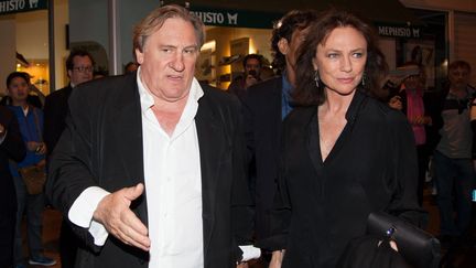 Gérard Depardieu et Jacqueline Bisset sont venus défendre "Welcome to NY"
 (COLLET GUILLAUME/SIPA)