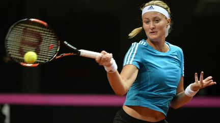 La Française Kristina Mladenovic (JEAN-FRANCOIS MONIER / AFP)