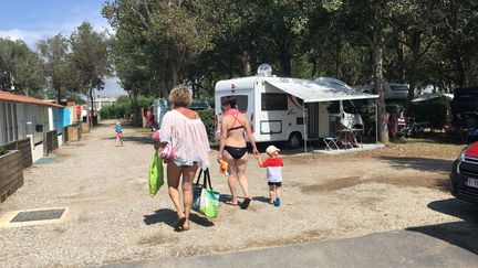 Un camping de Marseillan (Hérault). (ELENA / FRANCE-BLEU HÉRAULT)