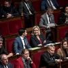 Les députés du Rassemblement national à l'Assemblée nationale, à Paris, le 8 novembre 2022. (ARTHUR NICHOLAS ORCHARD / HANS LUCAS / AFP)