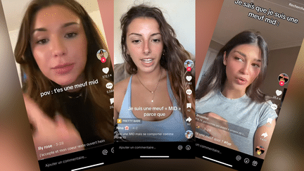 Le hashtag #Midgirls comptabilise plus de 130 millions de posts sur les réseaux sociaux. (CAPTURES D'ÉCRAN / TIK TOK)