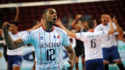 La joie de l'un des piliers de l'équipe de France, Earvin Ngapeth