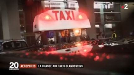 Roissy, taxis illégaux. (FRANCE 2)