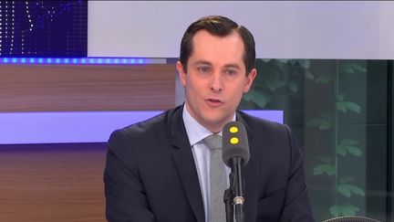 Nicolas Bay, secrétaire général du Front national, invité de franceinfo le 19 mai 2017. (FRANCEINFO)