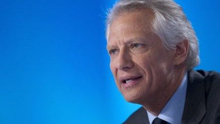 Dominique de Villepin invité de Canal Plus, le 13 décembre 2011. (AFP - Miguel Medina)