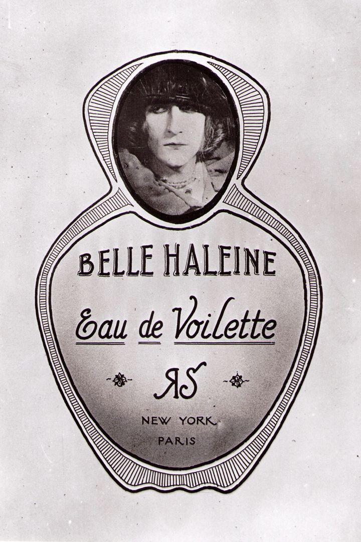 Le flacon de "La belle Haleine" créé par Marcel Duchamp
 (Wikimedia Commons)