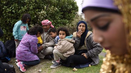 Des Syriens qui ont trouv&eacute; refuge depuis un an &agrave; Montevideo (Uruguay), le 7 septembre 2015. (MATILDE CAMPODONICO / AP / SIPA)