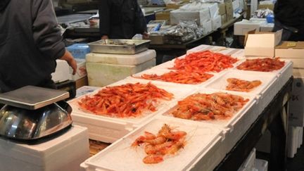 Le marché aux poissons de Tokyo le 23 mars 2011 (AFP. Yoshikazu Tsuno)