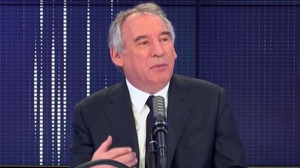 François Bayrou, haut-commissaire au Plan et président du MoDem, était l'invité de franceinfo jeudi 8 avril 2021. (FRANCEINFO / RADIO FRANCE)