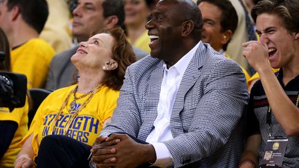 Magic Johnson, nouveau président des opérations basket des Lakers. (EZRA SHAW / GETTY IMAGES NORTH AMERICA)