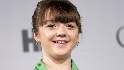 Le personnage d'Arya Stark, interpr&eacute;t&eacute; par Maisie Williams, a du succ&egrave;s outre-Manche. Ici, le 15 mai 2013, &agrave; Varsovie (Pologne). (JUSTYNA ROJEK / ENPOL / SIPA)