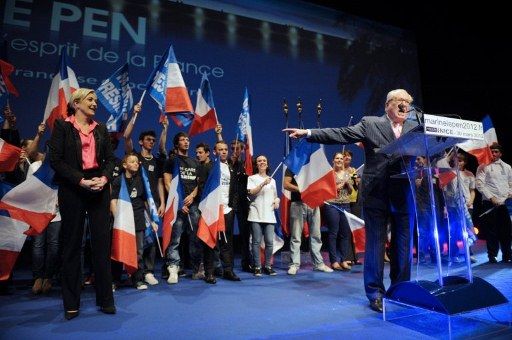 Marine Le Pen à Nice, le 30 mars 2012. (Afp)