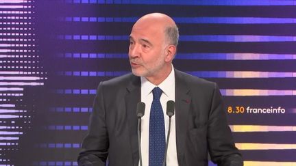 Pierre Moscovici, président du Haut conseil des finances publiques et Premier président de la Cour des comptes, lundi 29 avril 2024 sur franceinfo. (FRANCEINFO / RADIO FRANCE)