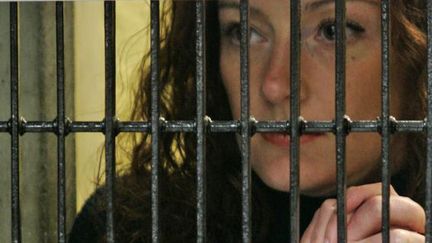 La Fran&ccedil;aise Florence Cassez &agrave; la prison de Mexico (Mexique), le 22 janvier 2008. (RONALDO SCHEMIDT / AFP)