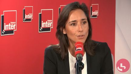 Brune Poirson, secrétaire d'État auprès de la ministre de la Transition écologique et solidaire,&nbsp;sur France Inter mardi 24 septembre 2019. (FRANCE INTER / RADIOFRANCE)