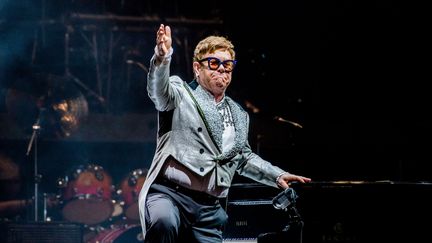 Elton John lors de sa tournée d'adieu "Farewell Yellow Brick Road", ici à Amsterdam le 8 juin 2019. (FERDY DAMMAN / ANP)