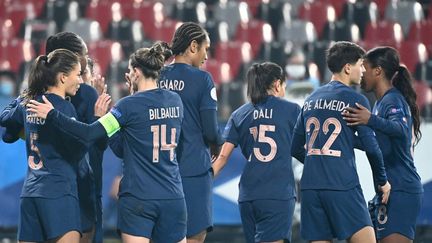 Les Bleues se sont qualifiées pour l'Euro 2022. (DAMIEN MEYER / AFP)