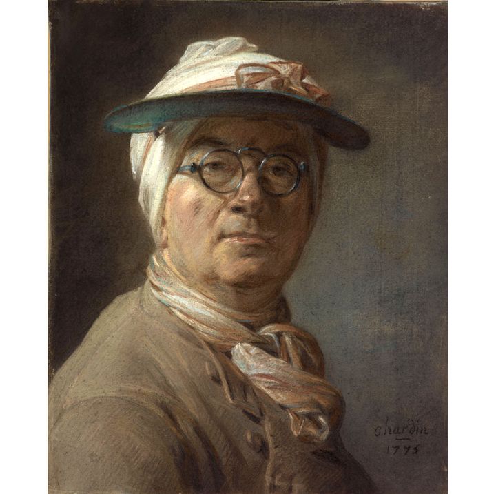 Chardin, "Autoportrait à l'abat-jour et aux lunettes", musée du Louvre
 (RMN-Grand Palais (musée du Louvre) / Michel Urtado-jpg)