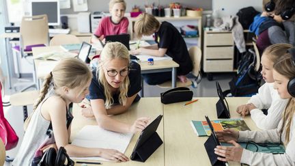 Le numérique et les apprentissages à l'école. (Illustration) (MASKOT / GETTY IMAGES)