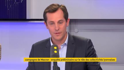 Nicolas Bay,&nbsp;Vice-Président Du FN, député européen, était l'invité de "Tout est politique" (FRANCEINFO / RADIOFRANCE)