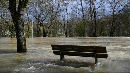 D'après Vigicrues, les orages survenus dimanche dans le Calvados "ont généré des cumuls importants sur la partie intermédiaire du bassin versant de la Dives" (illustration). (ARNAUD FINISTRE / AFP)