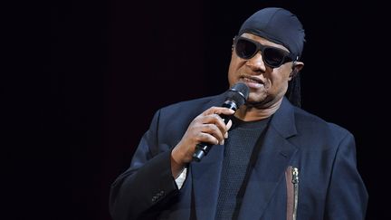 Stevie Wonder au Global Citizen, septembre 2017
 (ANGELA WEISS / AFP)