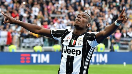 Paul Pogba, sous le maillot de la Juventus de Turin, le 14 mai 2016, à Turin (Italie). (GIUSEPPE CACACE / AFP)