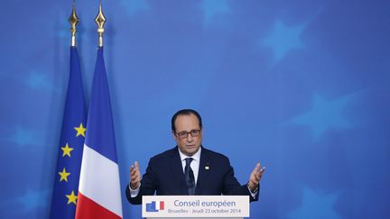 &nbsp; (François Hollande, lors du Conseil européen, hier © REUTERS/Christian Hartmann)